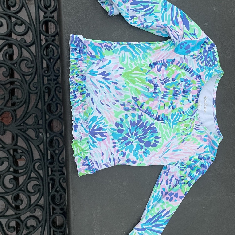 Lilly Pulitzer Multicolor Floral Blouse SIZE:6